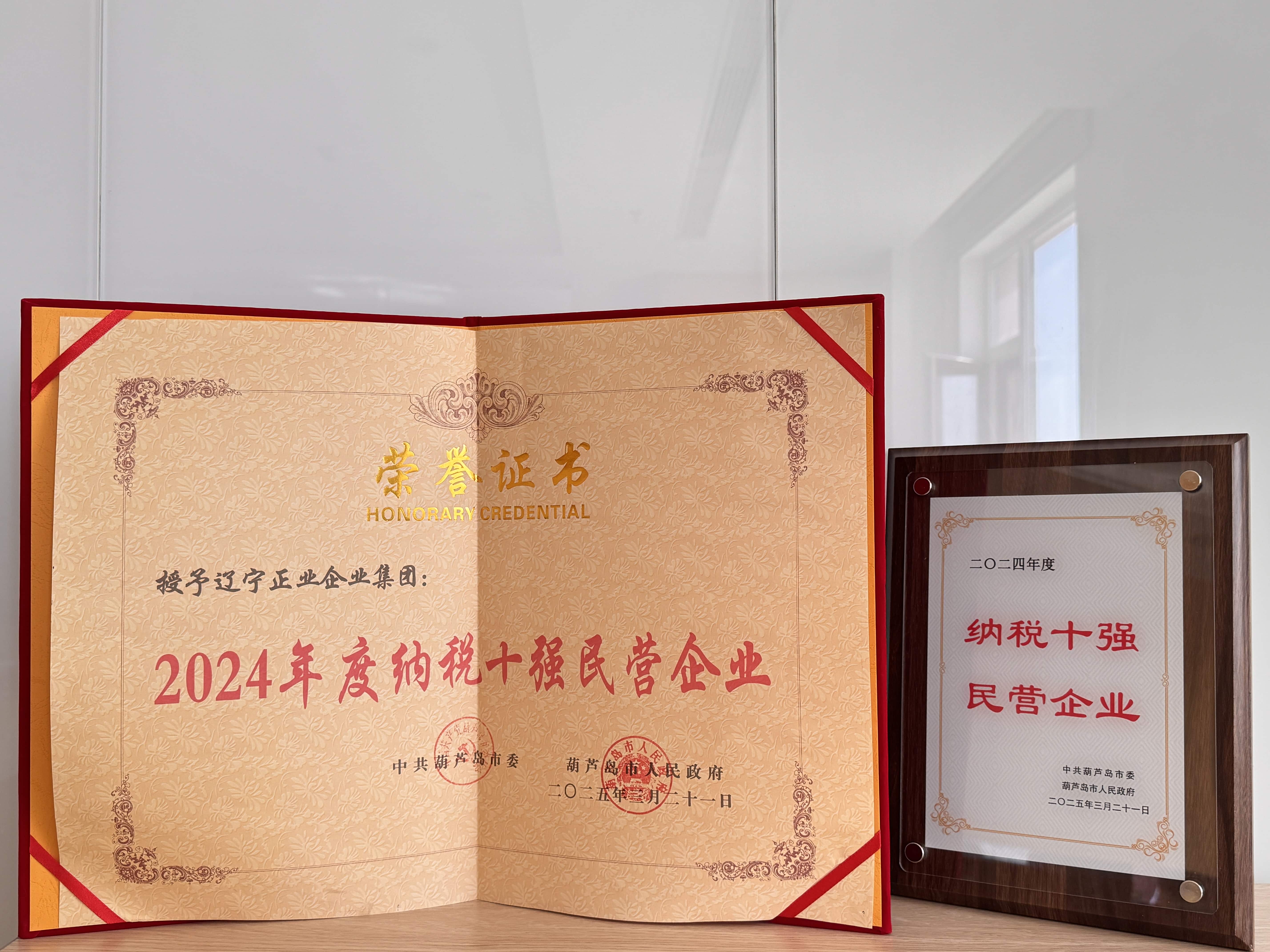 正業(yè)集團(tuán)再登納稅十強(qiáng)榜！董事長(zhǎng)趙立君出席全市民營(yíng)經(jīng)濟(jì)大會(huì)接受表彰(圖3)